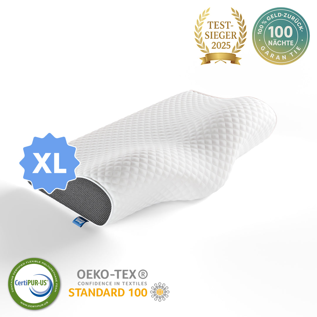 HappySleep – Ergonomisches Kopfkissen (XL)